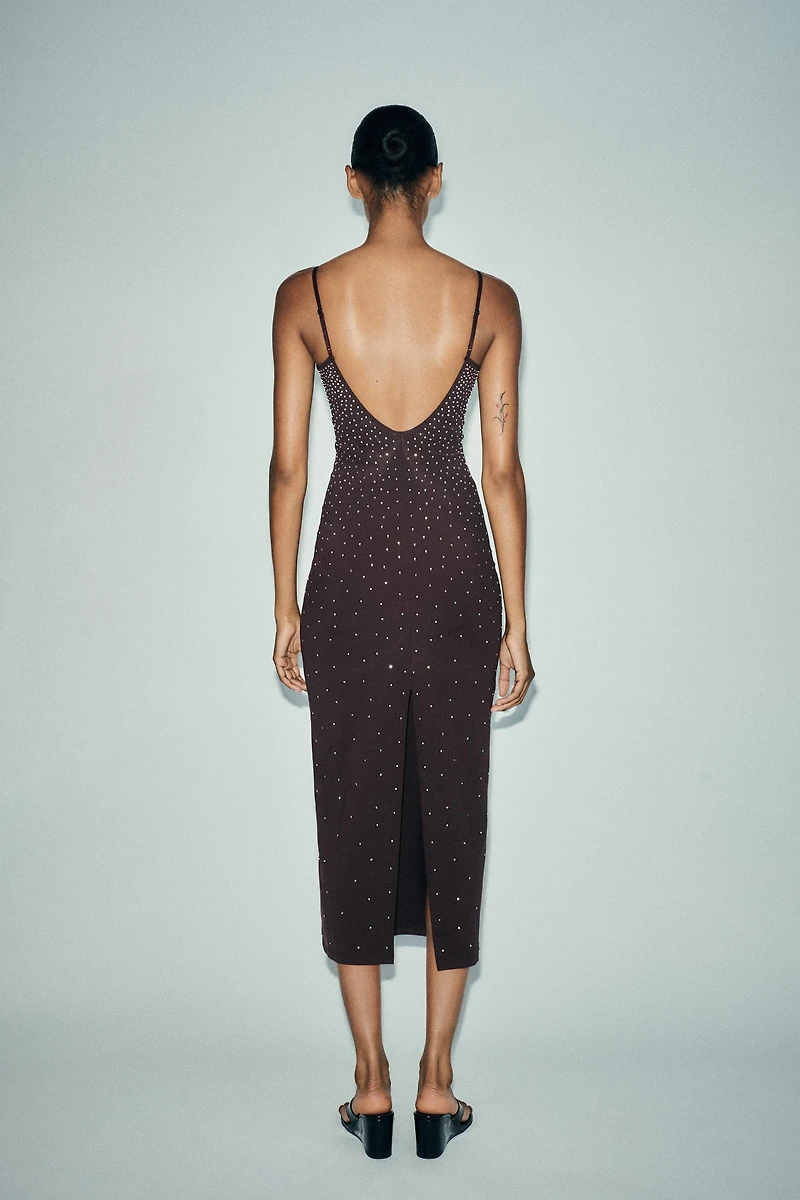 ROBE POLYAMIDE STRASS