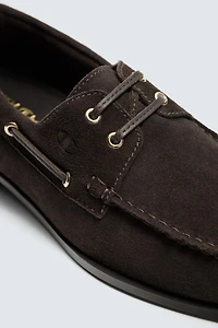CHAMPION ® X ZARA LEATHER BOAT SHOES