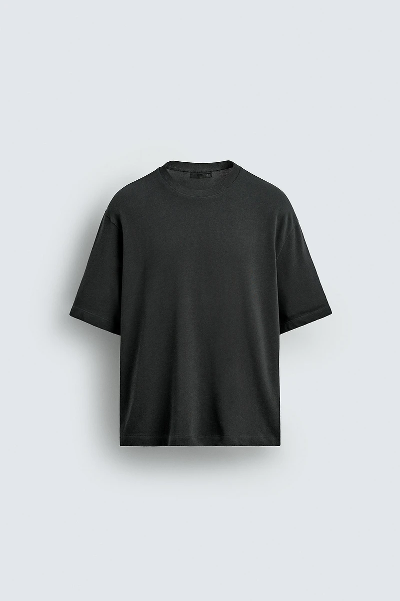 BOXY FIT KNIT T-SHIRT