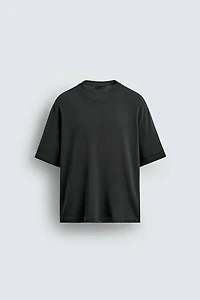 BOXY FIT KNIT T-SHIRT