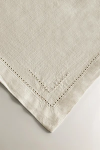 SET OF HEMSTITCHED COTTON NAPKINS (SET 2)