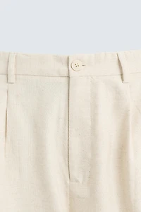 PANTALON COTON - LIN PLIS