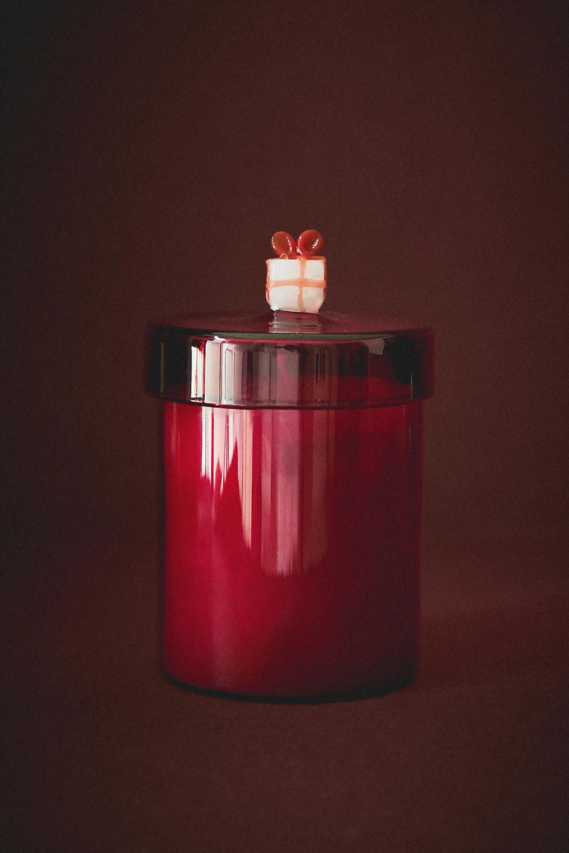 (220 G) GINGERBREAD BOROSILICATE GLASS SCENTED CANDLE