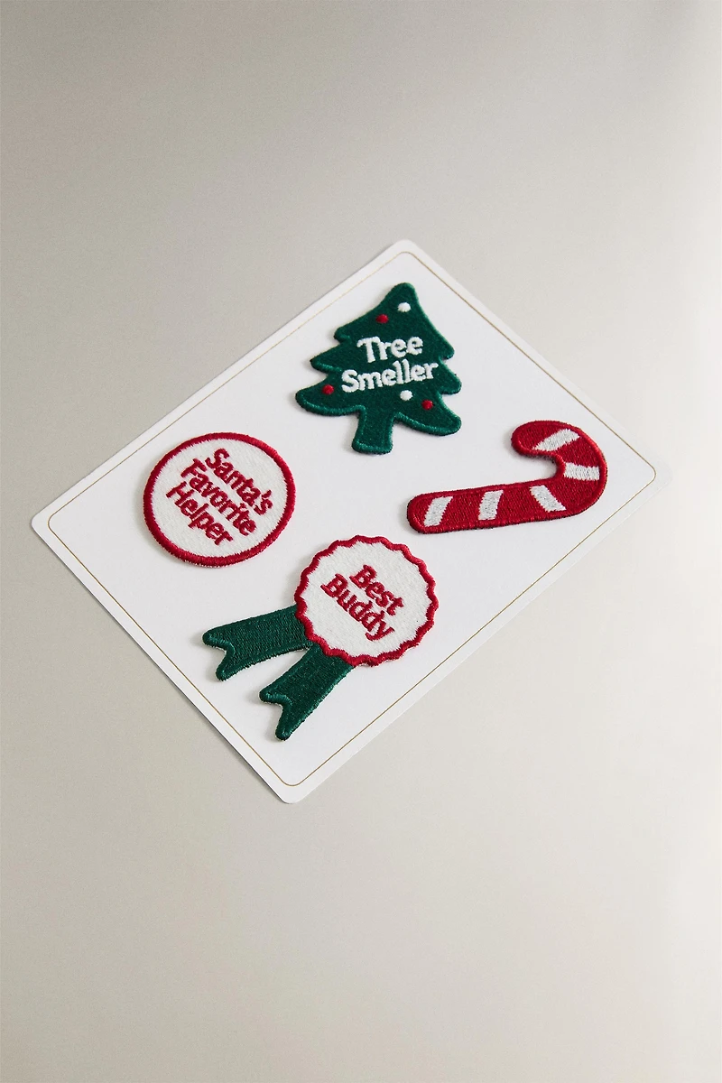 PATCHS THERMOCOLLANTS NOËL (LOT DE 4)