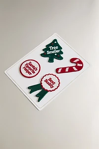 PATCHS THERMOCOLLANTS NOËL (LOT DE 4)