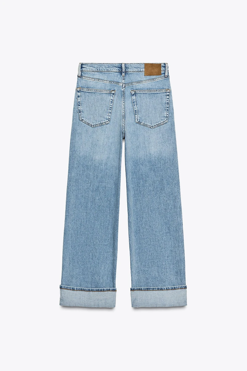 ZW COLLECTION LOW-RISE BAGGY JEANS