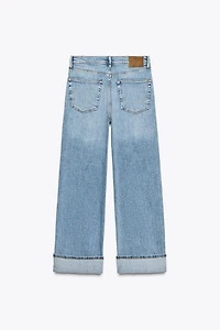 ZW COLLECTION LOW-RISE BAGGY JEANS