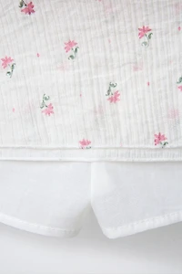 FLORAL RUFFLED SKORT