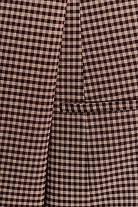 OVERSIZED PLAID DOUBLE-BREASTED BLAZER