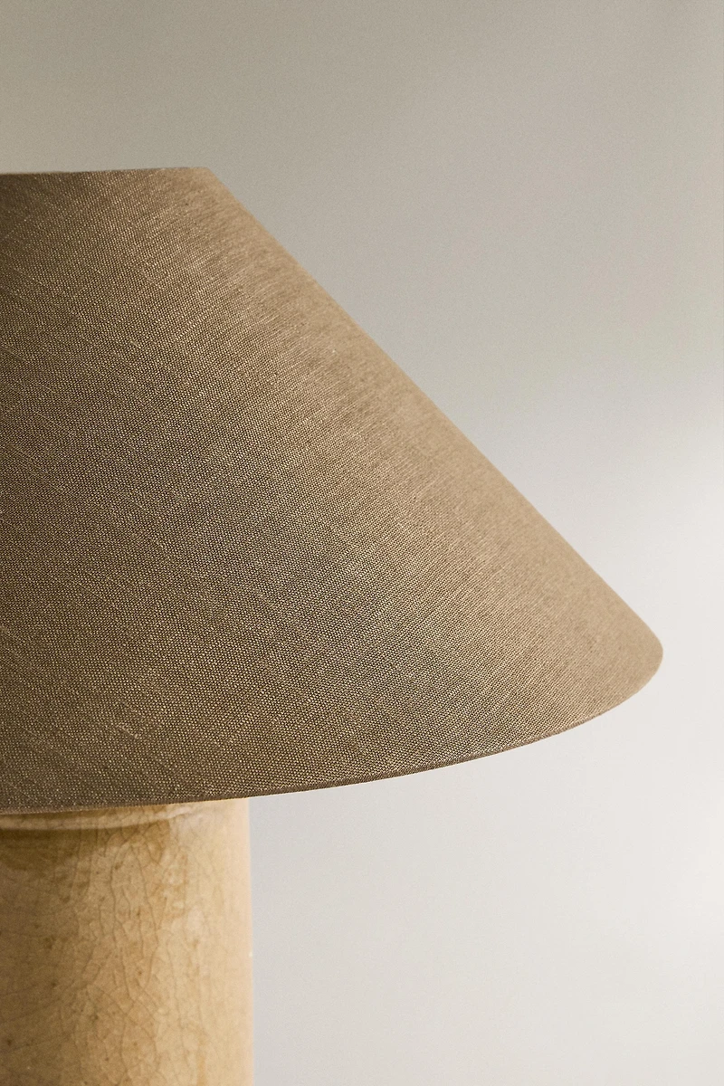 STONEWARE BASE TABLE LAMP
