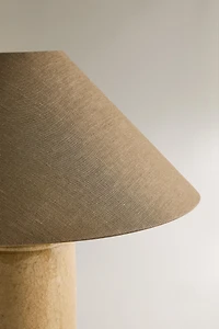 STONEWARE BASE TABLE LAMP