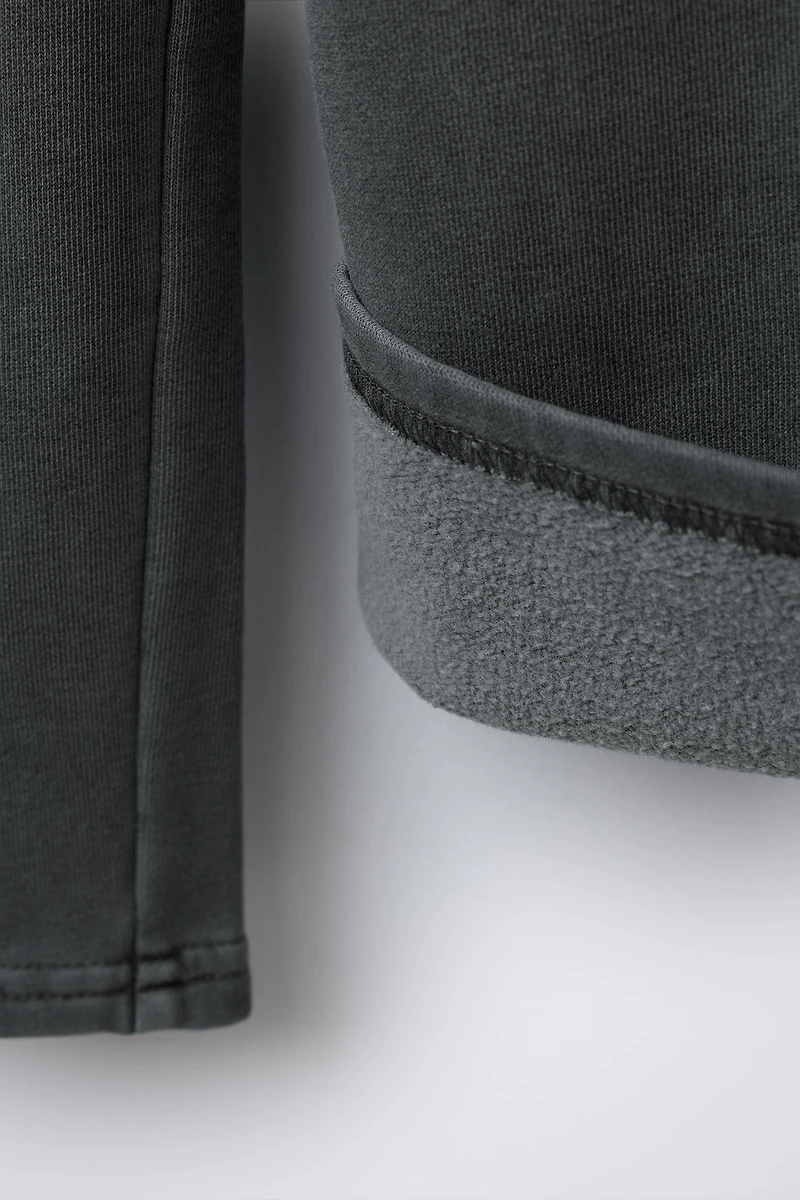 PANTALON WIDE LEG EFFET DÉLAVÉ