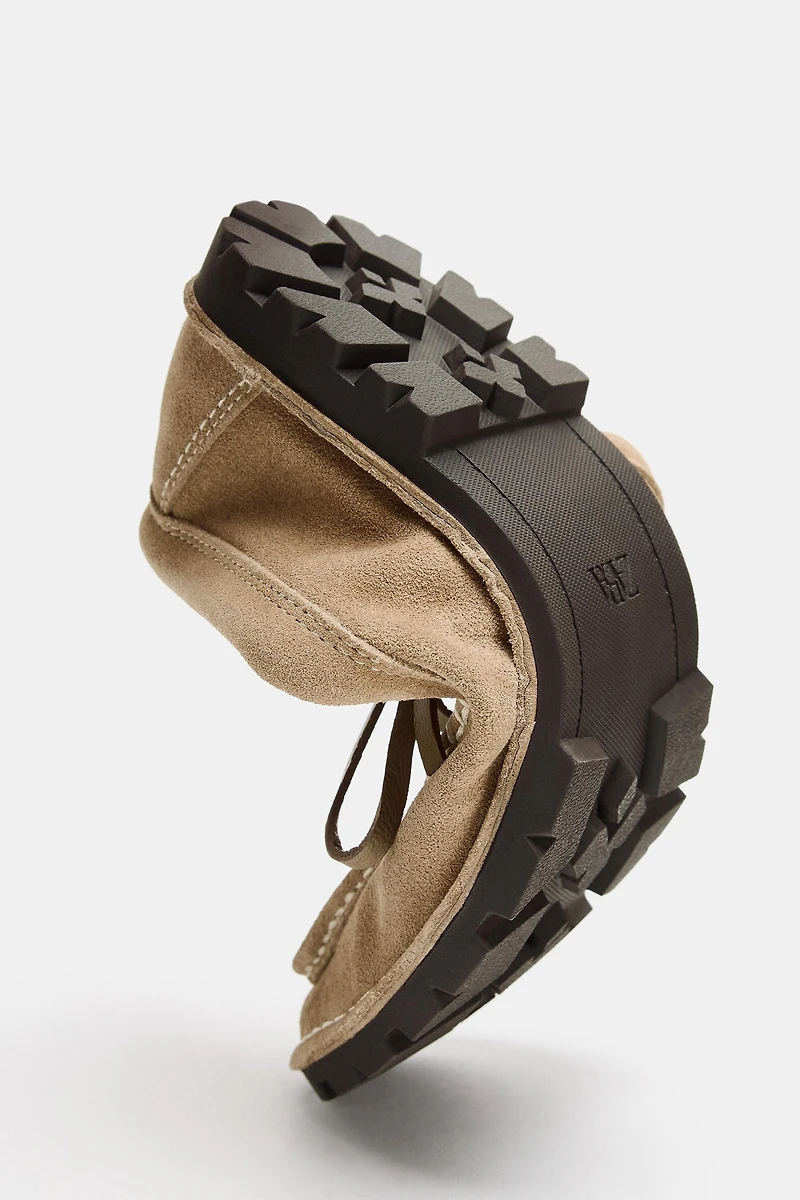 SERRAJE BOAT SHOES WITH SERRATED SOLE