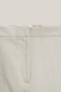 Linen suit trousers with waist detail - LIMITED EDITION