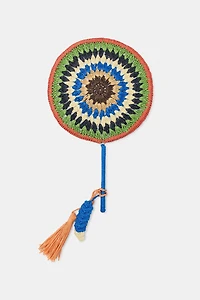 BRAIDED TASSEL FAN