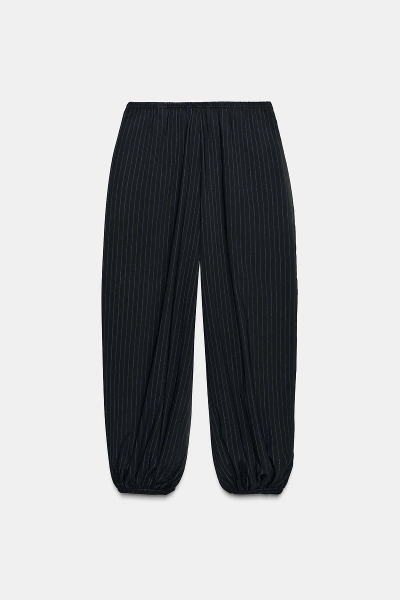 ZW COLLECTION PINSTRIPE BALLOON PANTS