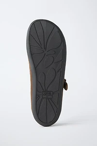 LEATHER BAREFOOT BALLET FLATS