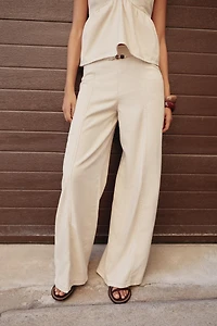 Z1975 BEADED HIGH RISE WIDE LEG JEANS