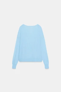 PULL EN MAILLE FINE COL V