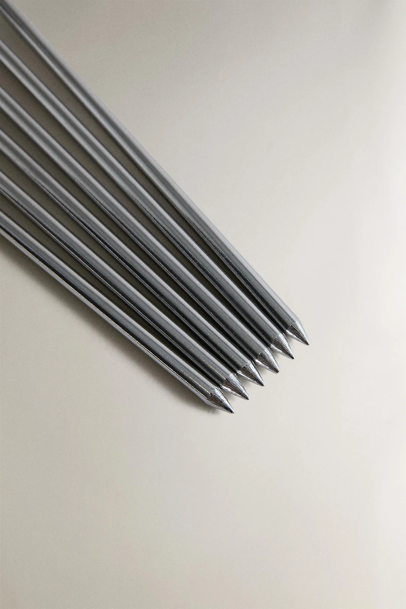 STEEL SKEWER SET (SET OF 5)