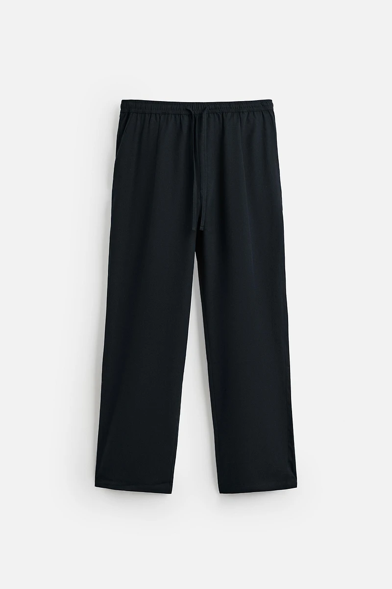 RELAXED FIT LYOCELL PANTS