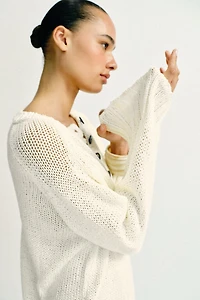 BUTTON KNIT JUMPER