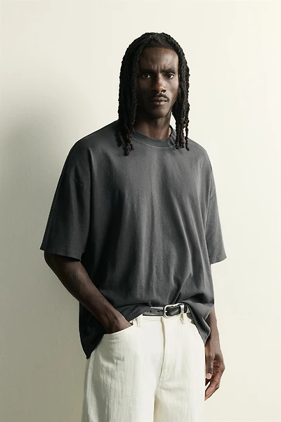BASIC WASHED RELAXED FIT T-SHIRT