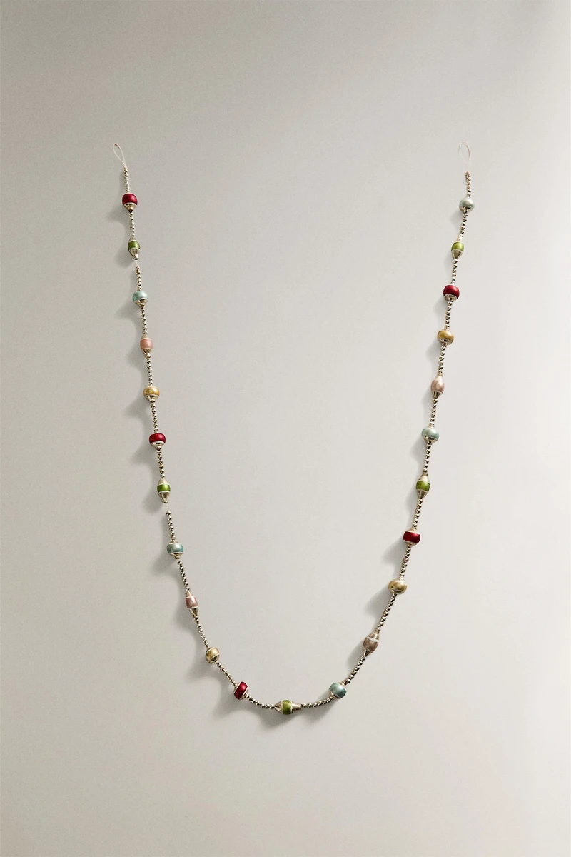 GUIRLANDE BOULES RÉTRO NOËL