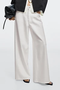 Jean wide leg fluide