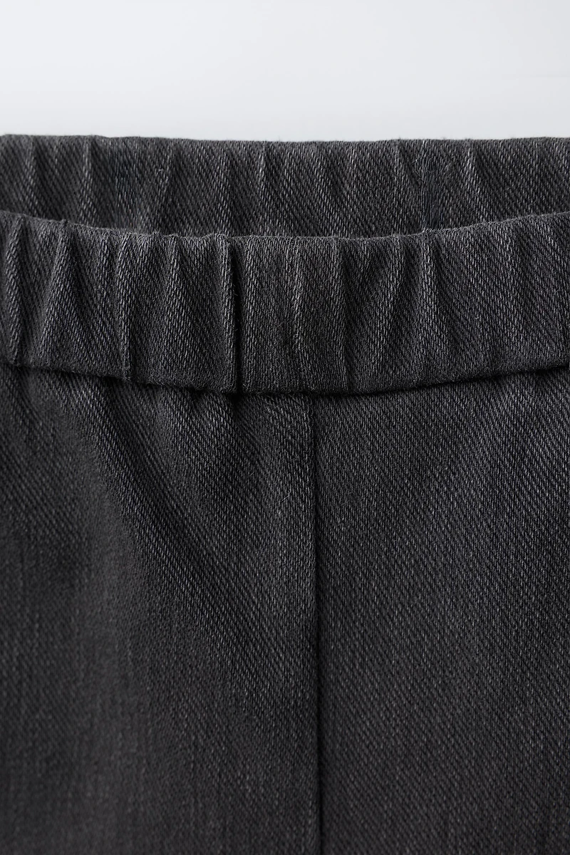 DENIM BIKE SHORTS