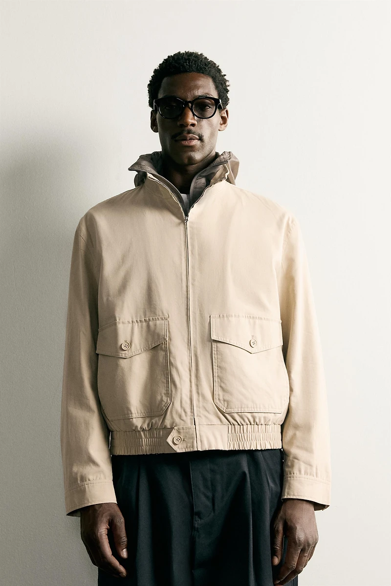 COTTON-LYOCELL REGULAR FIT JACKET
