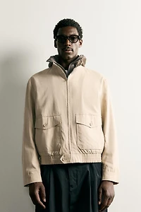 COTTON-LYOCELL REGULAR FIT JACKET