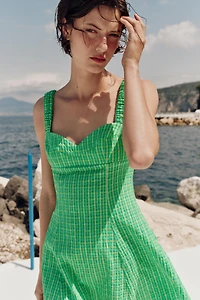 GINGHAM MINI DRESS