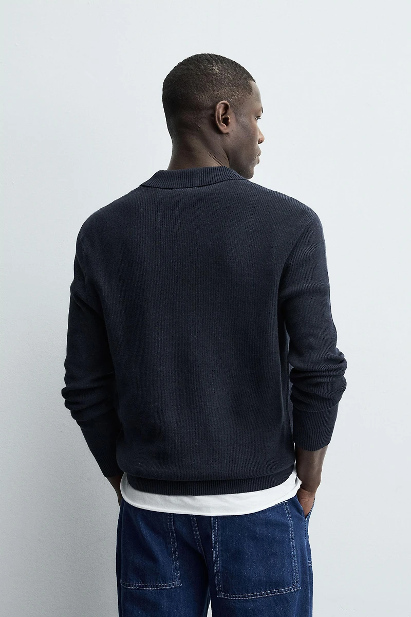 POLO EN MAILLE PERLÉE