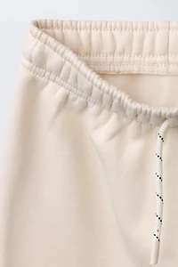 WIDE LEG FLEECE PANTS