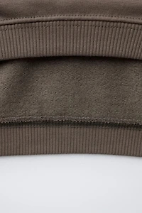 JOGGING SWEATSHIRT AND BASIC JOGGER PANTS SET WITH LABEL