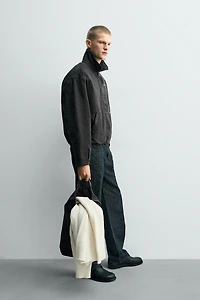 CROPPED FIT FIREMAN CLASP JACKET