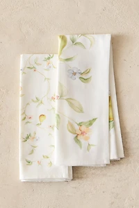 PACK OF COTTON KITCHEN TOWELS WITH PEARS (PACK OF 2)