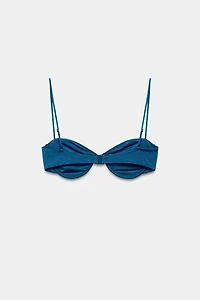 HAUT DE BIKINI À ARMARTURES ET PLIS