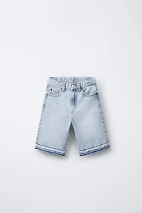 RELAXED BAGGY DENIM SHORTS