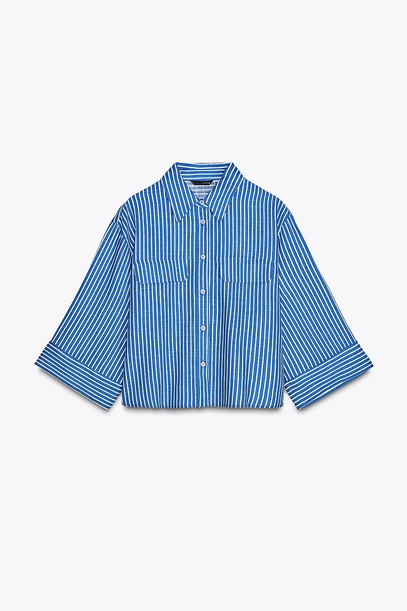 STRIPED LINEN SHIRT