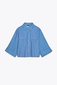 STRIPED LINEN SHIRT