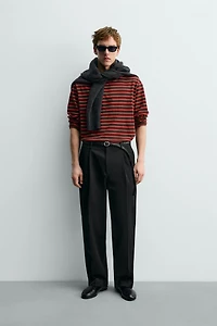 STRIPED JACQUARD T-SHIRT AARON LEVINE X ZARA
