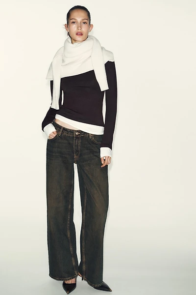 DOUBLE CONTRAST T-SHIRT