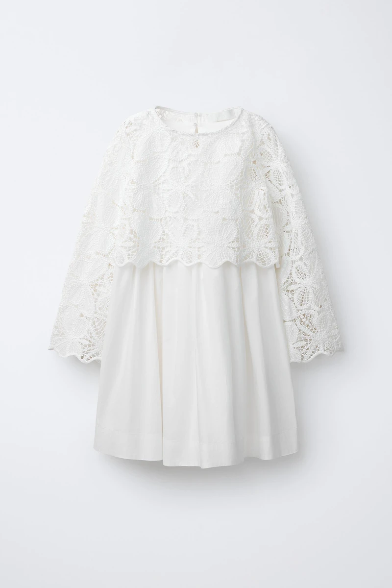 DOUBLE COMBINATION LACE DRESS
