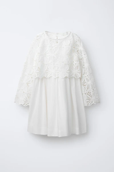 DOUBLE COMBINATION LACE DRESS