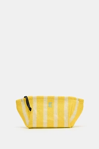 CUT-OUT EFFECT TOILETRY BAG