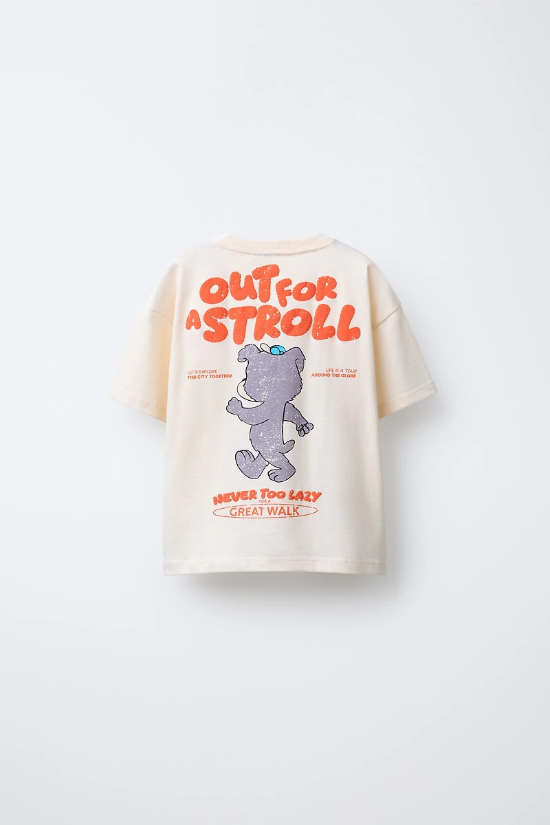BEAR PRINT T-SHIRT