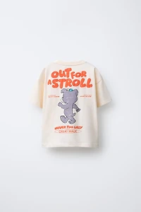 BEAR PRINT T-SHIRT