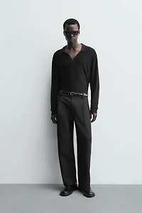 SHEER LYOCELL POLO SHIRT